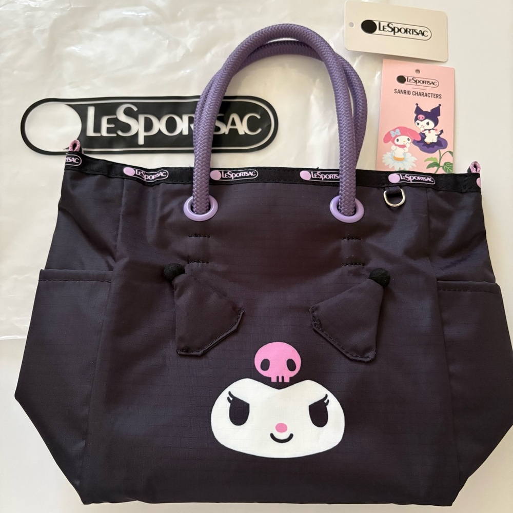 LeSportsac Sanrio Kuromi Tote Bag